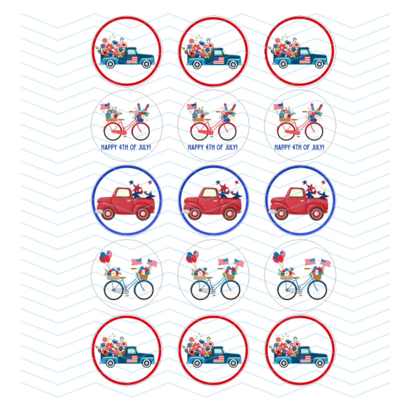 4th of July- Truck & Bikes