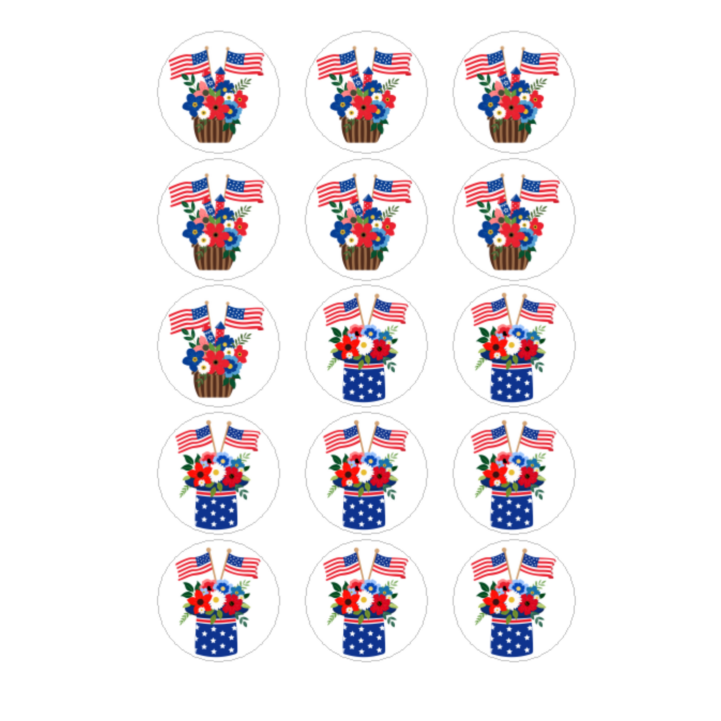 4th of July- FLOWERS