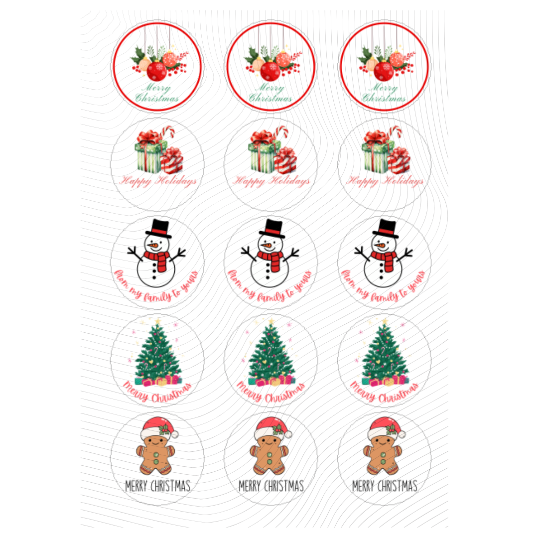 CUTE EDIBLE GIFT TREAT TOPPERS