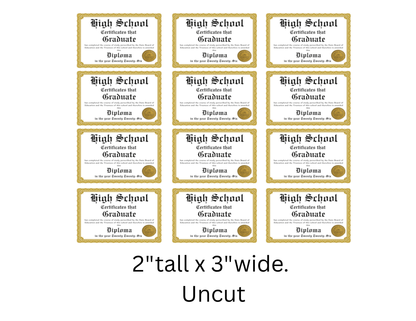 CLASS OF 2026 GENERIC DIPLOMA