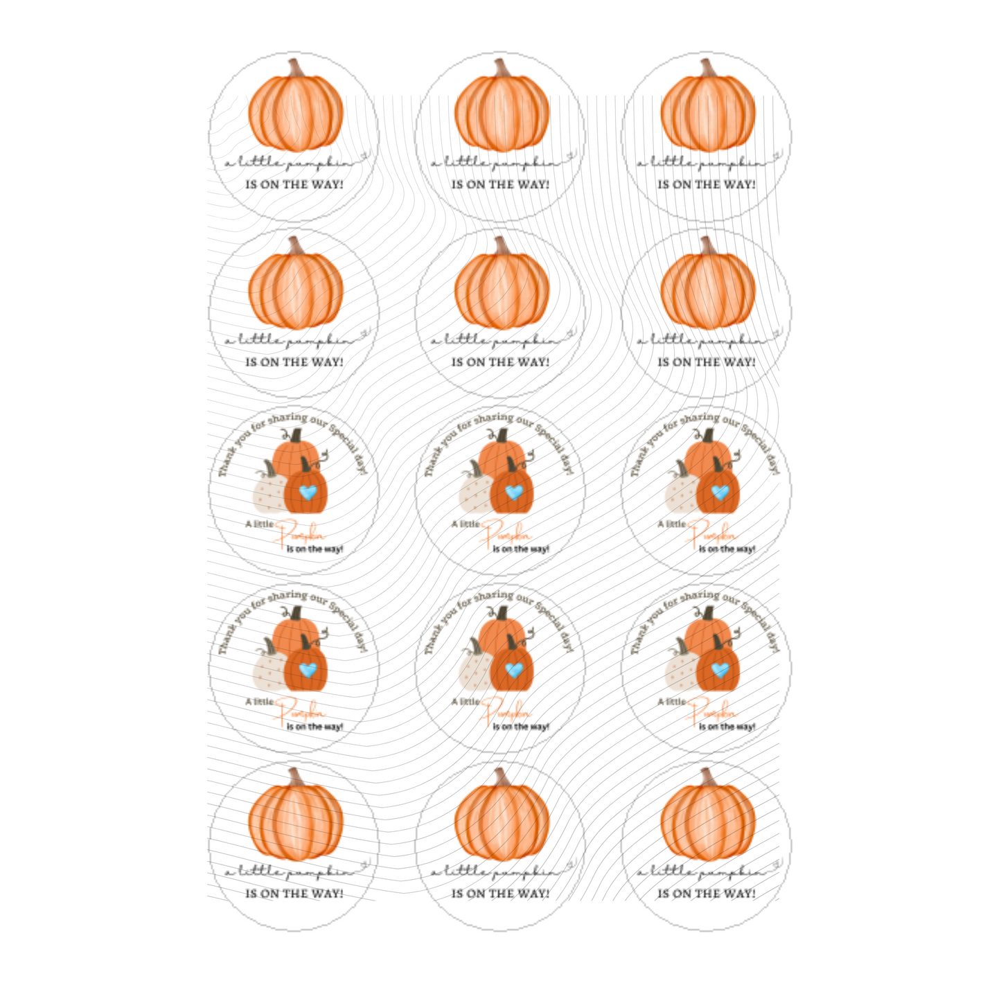 A LITTLE PUMPKIN IS ON THE WAY