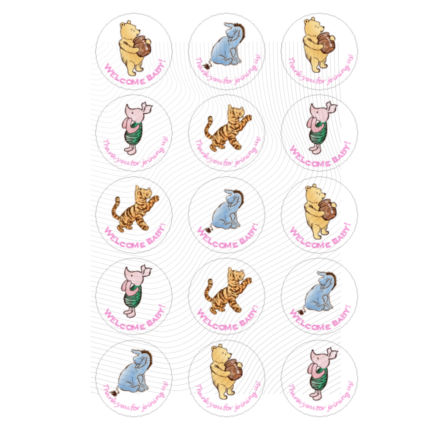 VINTAGE POOH BABY SHOWER