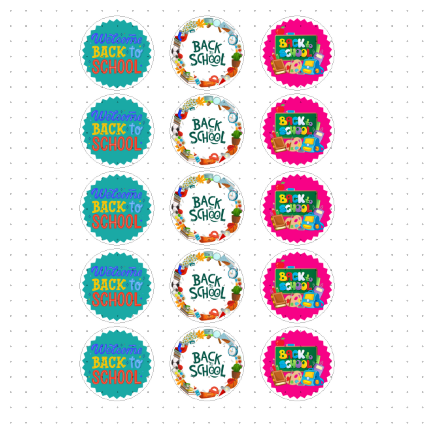 BACK TO SCHOOL (3 CT ASSORTMENT)