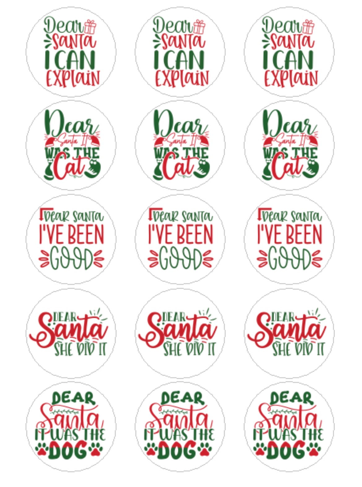 Dear Santa It Wasn’t Me