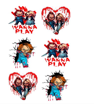 Chucky Inspired squares