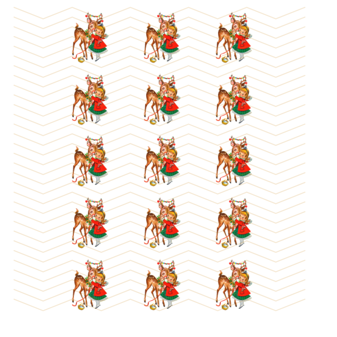 VINTAGE CHRISTMAS TOPPERS