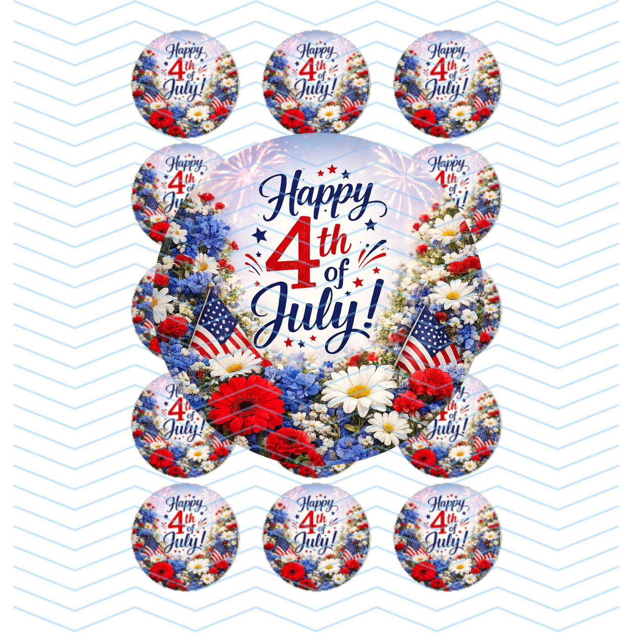 4TH OF JULY FLORAL DESIGN