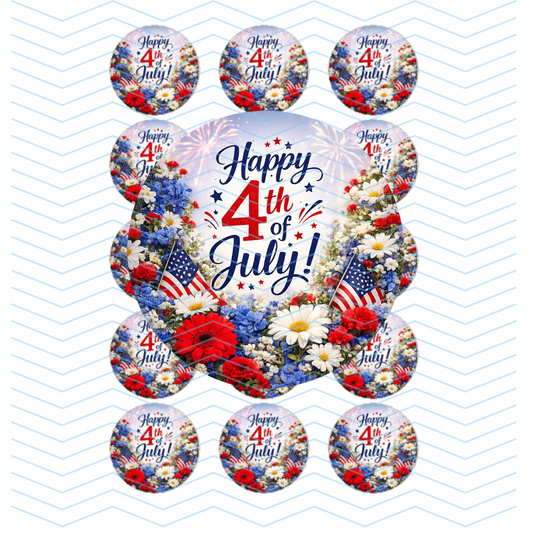4TH OF JULY FLORAL DESIGN