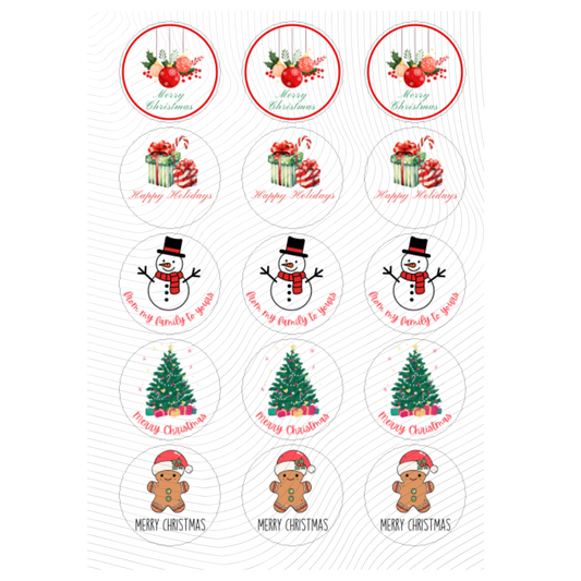 CUTE EDIBLE GIFT TREAT TOPPERS