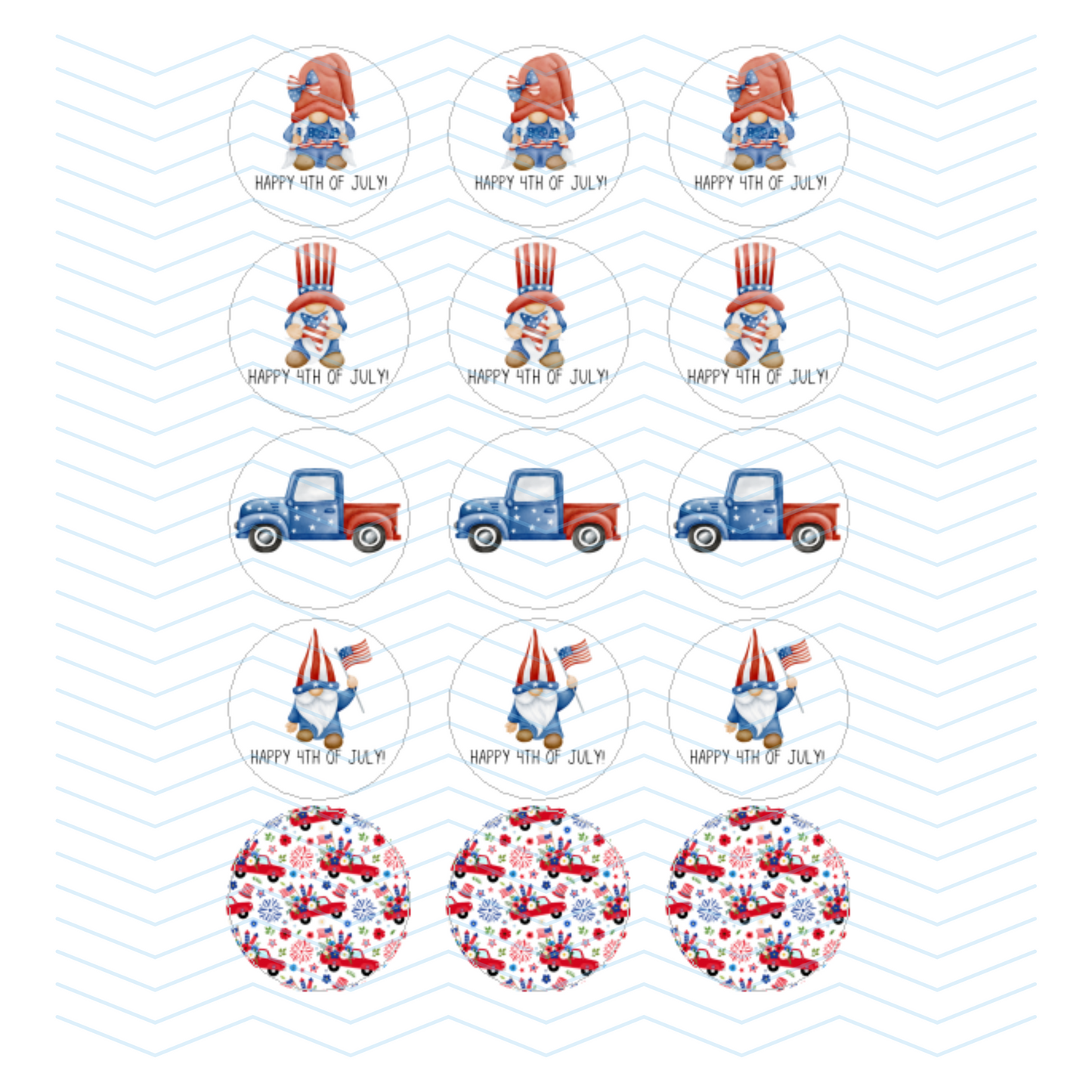 4th of July Gnomes II