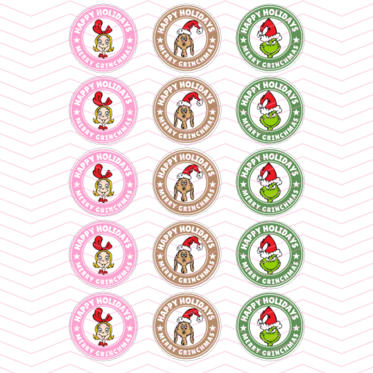 GRINCHMAS COFFEE LABELS