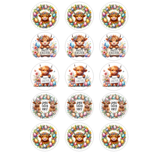 HAPPY EASTER FROM HIGHLAND COWS