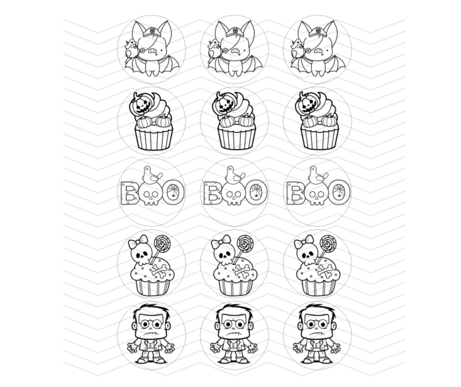 HALLOWEEN COLORING IMAGES #2