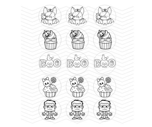 HALLOWEEN COLORING IMAGES #2