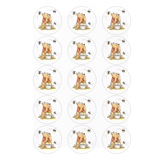 OH BABY- VINTAGE POOH RED
