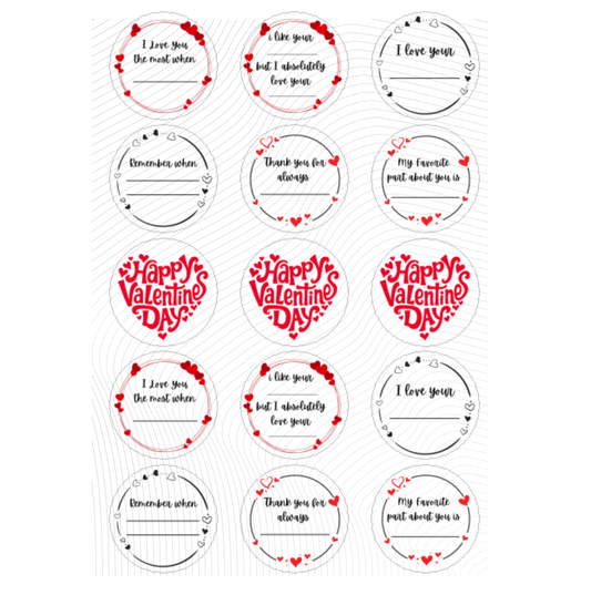 2026 VALENTINES DAY FILL IN THE BLANKS
