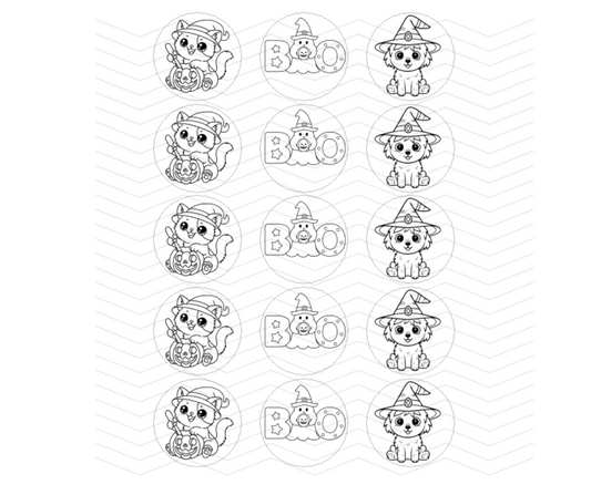 CUTE ANIMAL DRESS UP- COLOR YOUR OWN