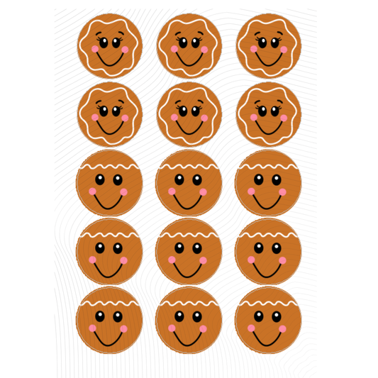 GINGERBREAD FACES