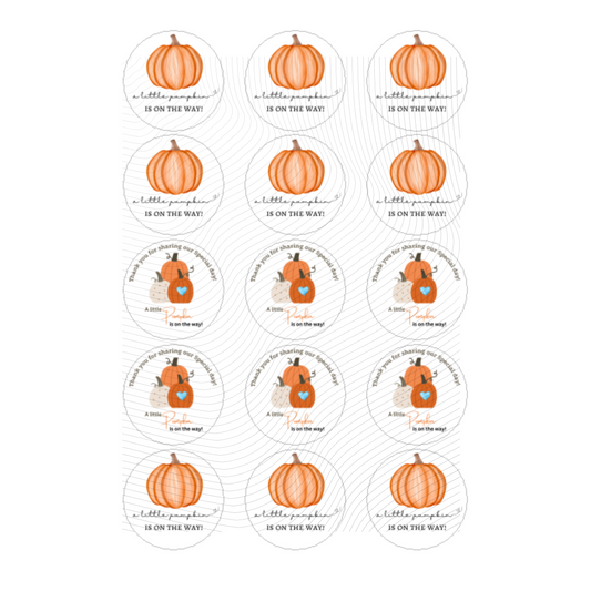 A LITTLE PUMPKIN IS ON THE WAY