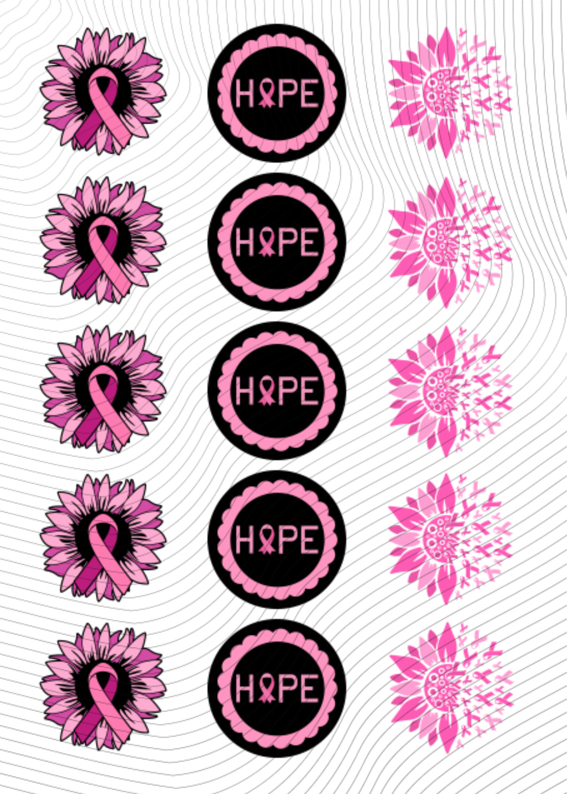 Sunflowers Cancer Awareness Month