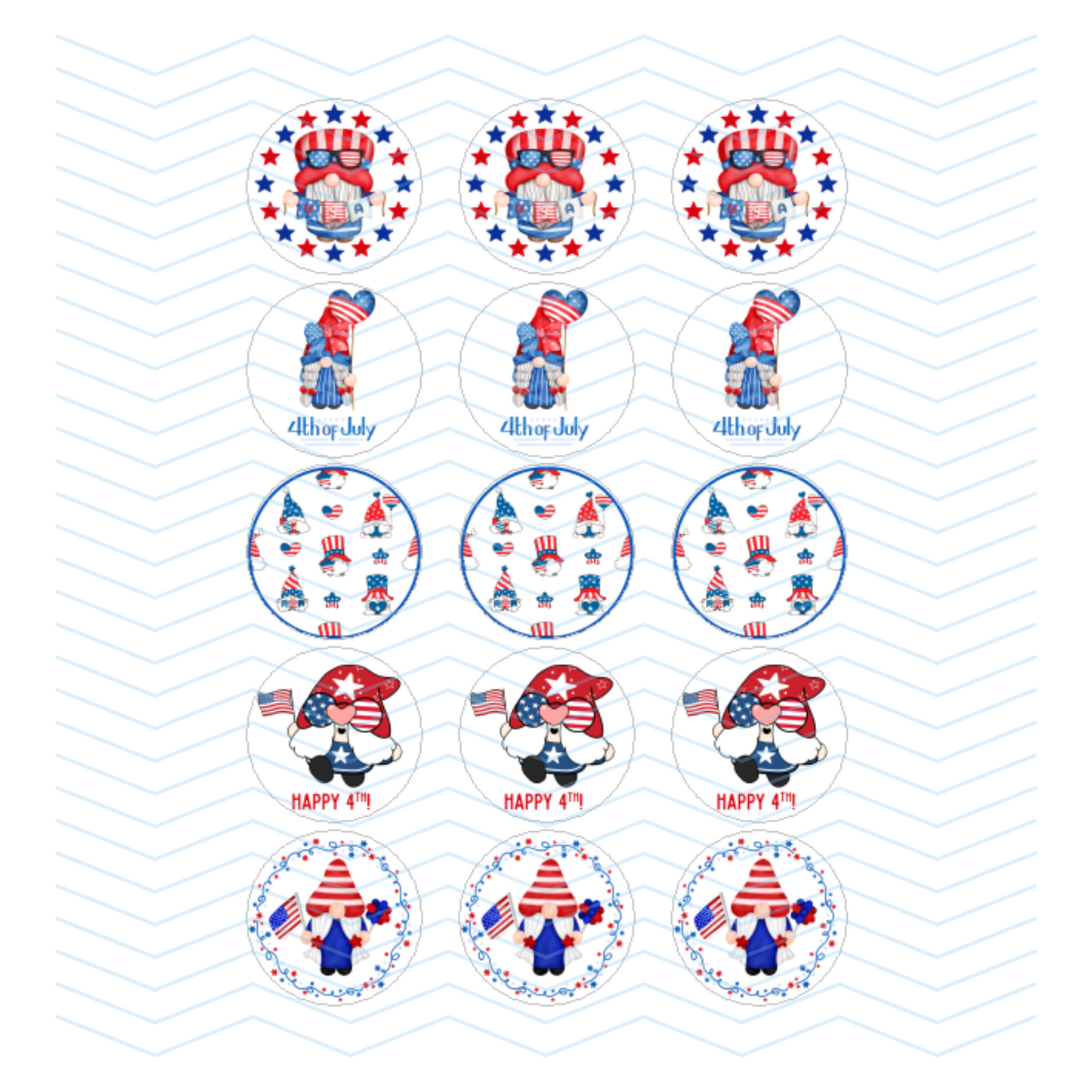 4th of July- Gnomes