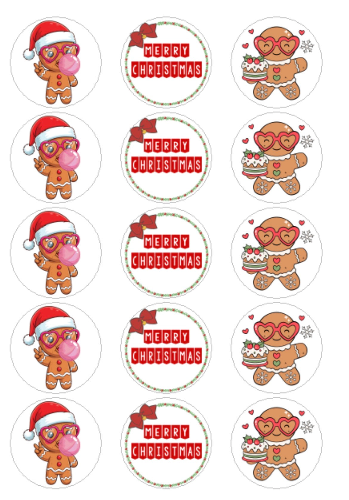 Christmas Cute Gingerbread