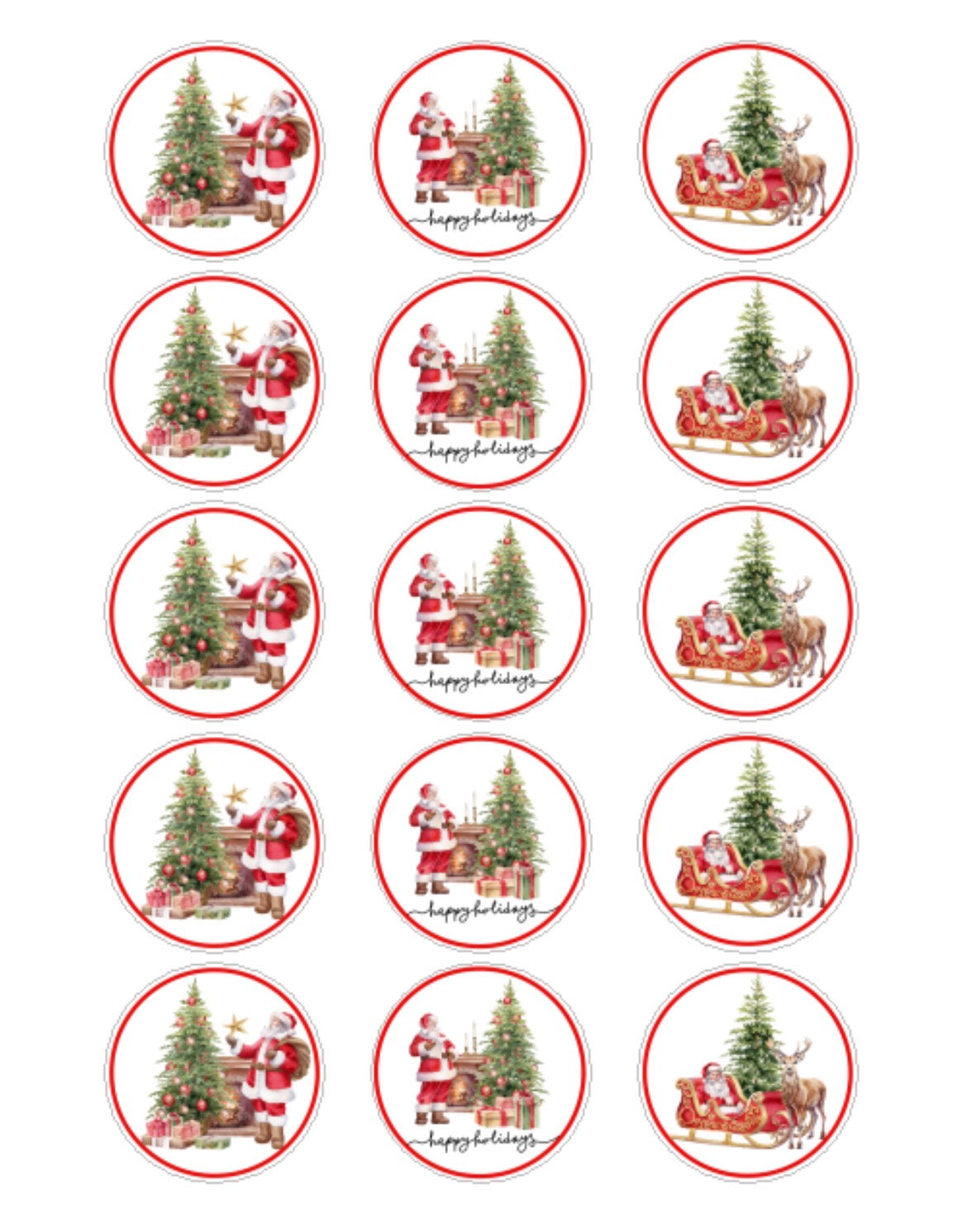 Happy Holidays Santa Claus