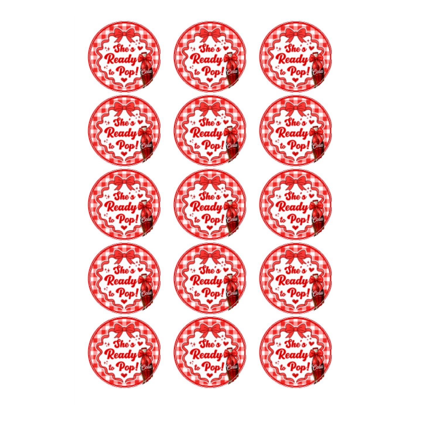 READY TO POP- RED