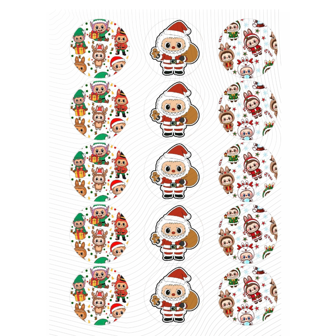 Christmas 3 Ct Labubus Set
