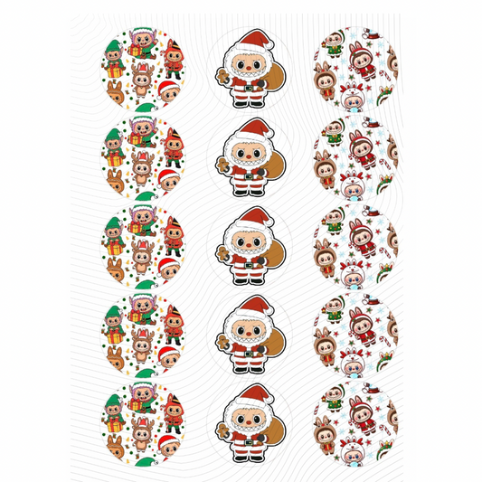 Christmas 3 Ct Labubus Set