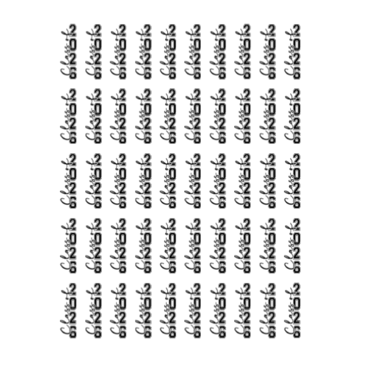 CLASS OF 2026 CUTOUTS