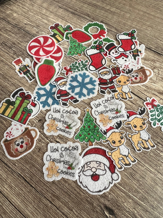 Christmas Assortment Wafer Cutouts