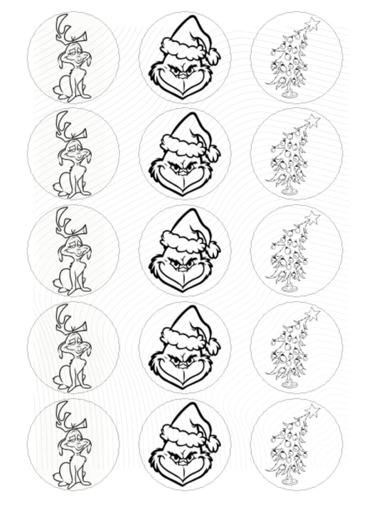 Dog, Tree & Grinch Paint Your Own