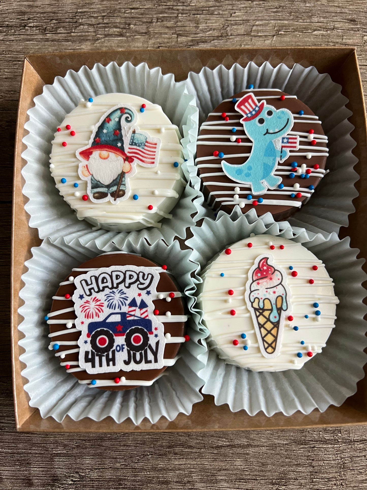 4th of July Edible CUTOUTS