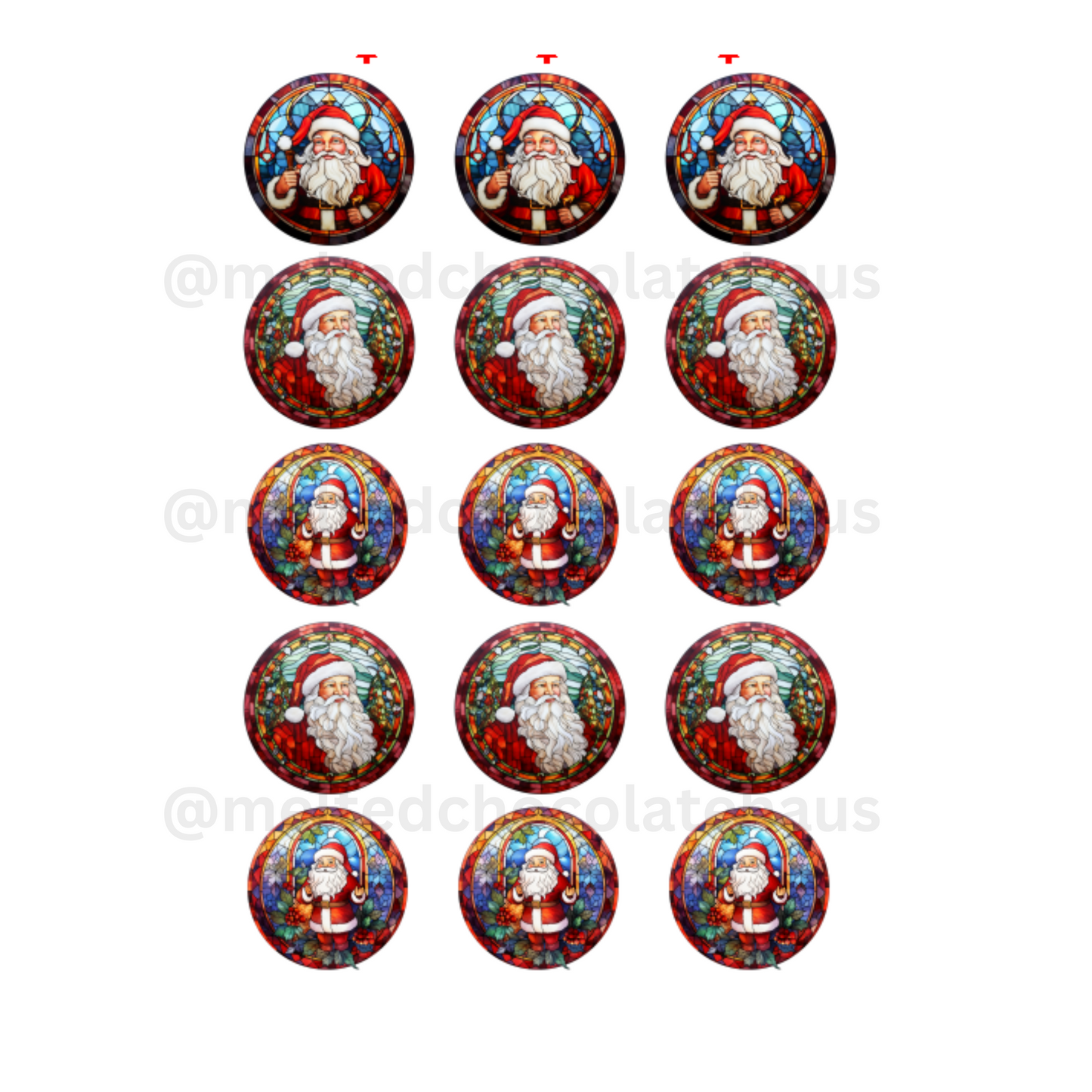 Santa Toppers