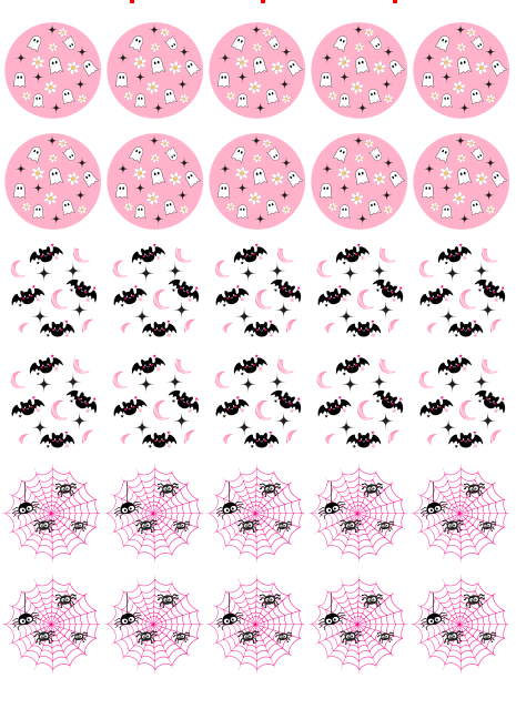 SPIDERS AND PINK HALLOWEEN