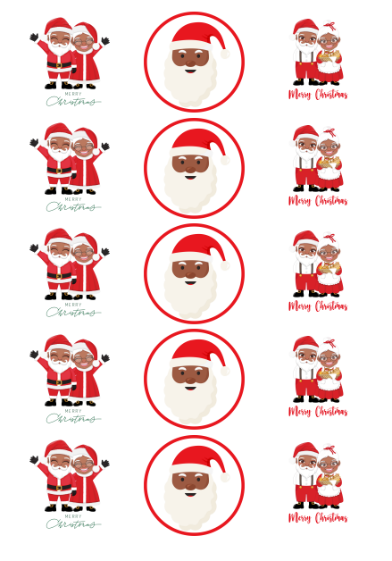 African American Santa